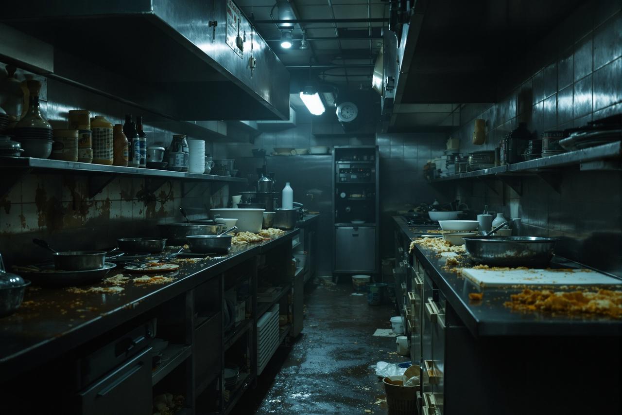 黑料吃瓜热搜 - 某网红打卡地被曝食品安全问题，后厨蟑螂乱爬画面触目惊心